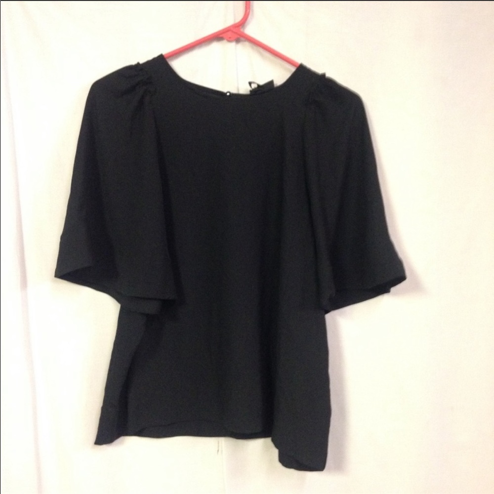 Women's Short Exaggerated Sleeve Blouse - Who What - Picture 3 of 3